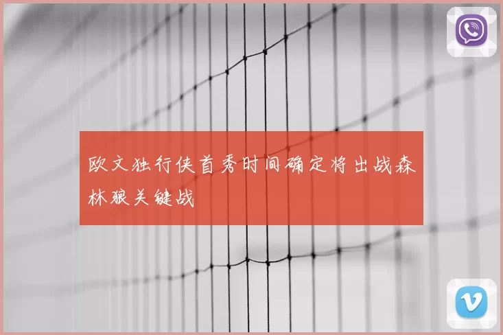 欧文独行侠首秀时间确定将出战森林狼关键战