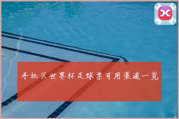 手机买世界杯足球票可用渠道一览
