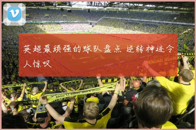 英超最顽强的球队盘点 逆转神迹令人惊叹